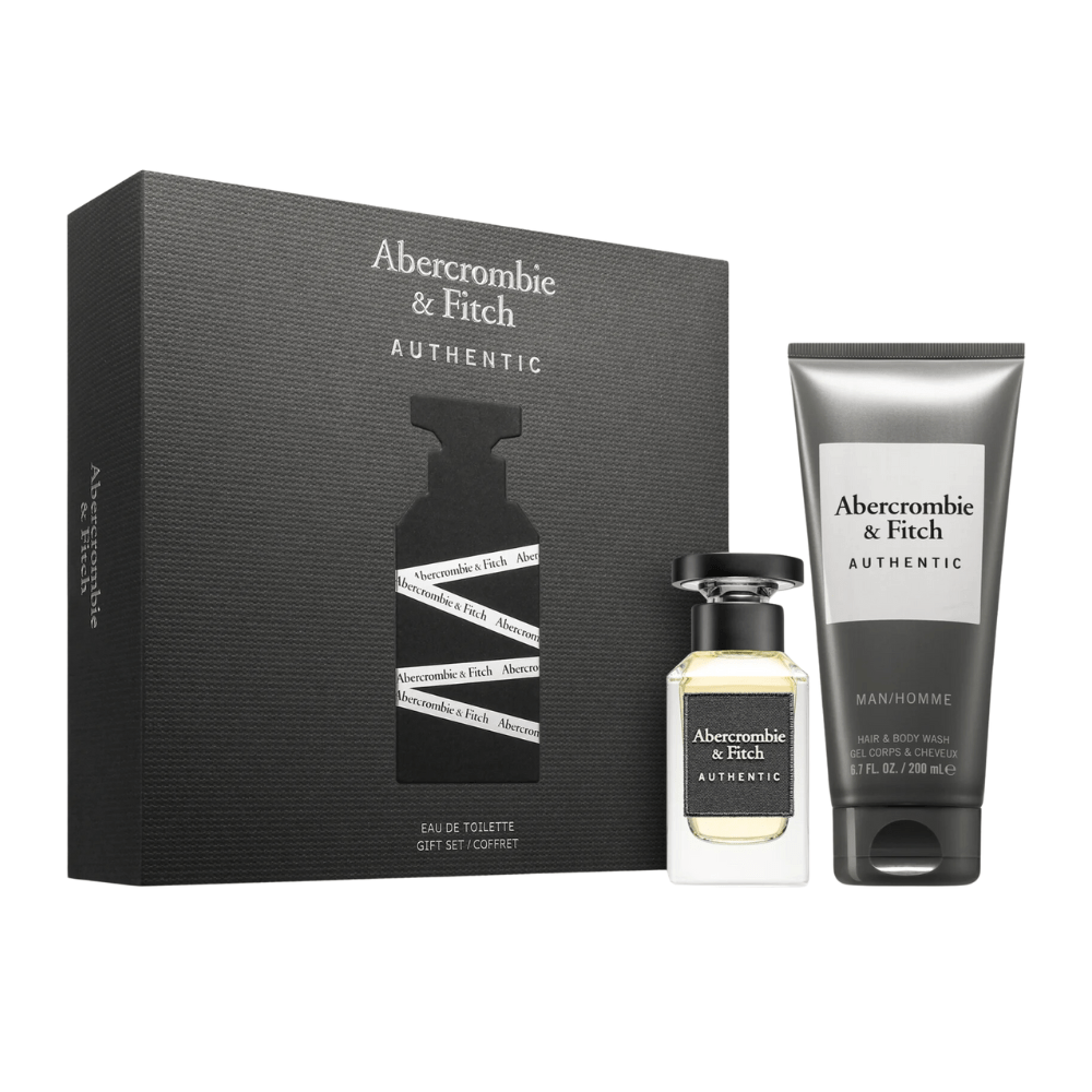 Abercrombie & Fitch Men's Aftershave Abercrombie & Fitch Authentic Man Men's Aftershave Gift Set (50ml EDT + 200ml Body Wash)