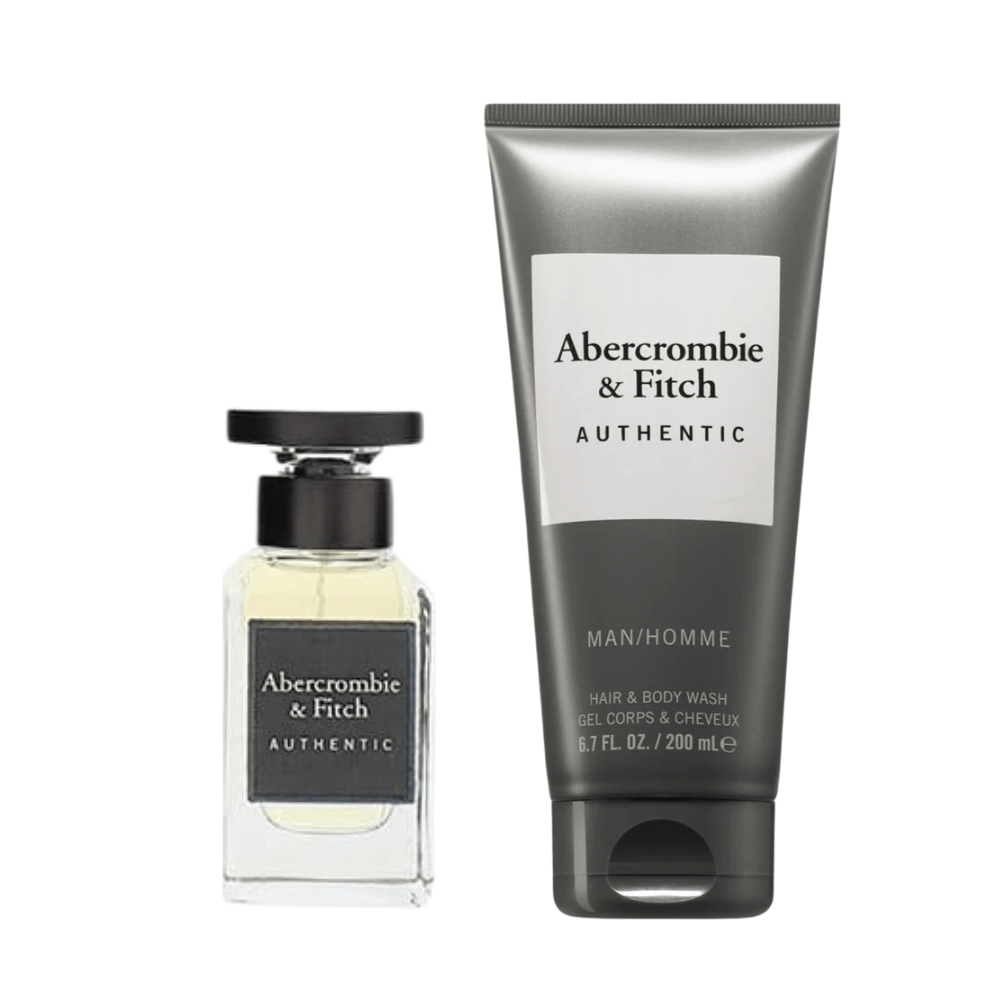 Abercrombie & Fitch Men's Aftershave Abercrombie & Fitch Authentic Man Men's Aftershave Gift Set (50ml EDT + 200ml Body Wash)