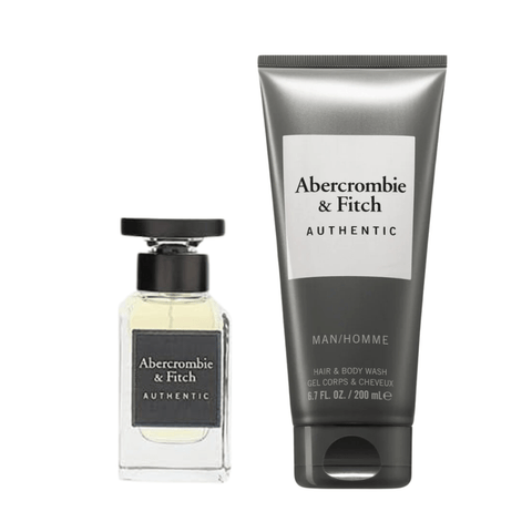 Abercrombie & Fitch Men's Aftershave Abercrombie & Fitch Authentic Man Men's Aftershave Gift Set (50ml EDT + 200ml Body Wash)