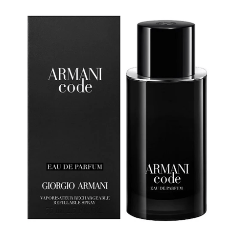 Armani Men's Aftershave Armani Code Pour Homme Eau De Parfum Men's Aftershave Refillable Spray (75ml)