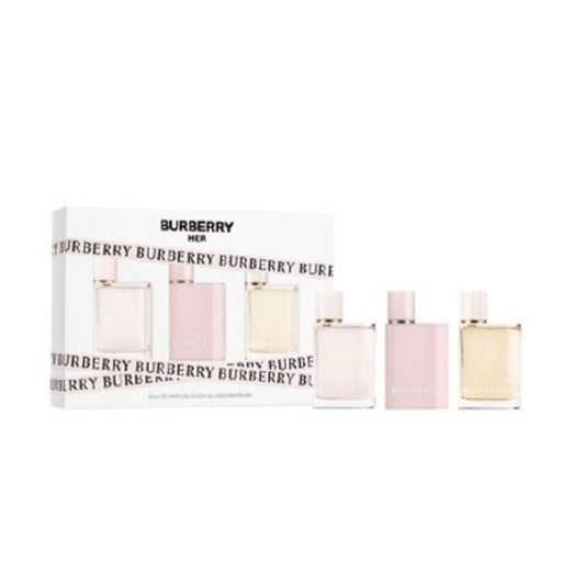 Burberry Women's Perfume Burberry Her Miniature's Gift Set 3 x 10ml EDP Splash (Her + Her Elixir + Her London Dream)