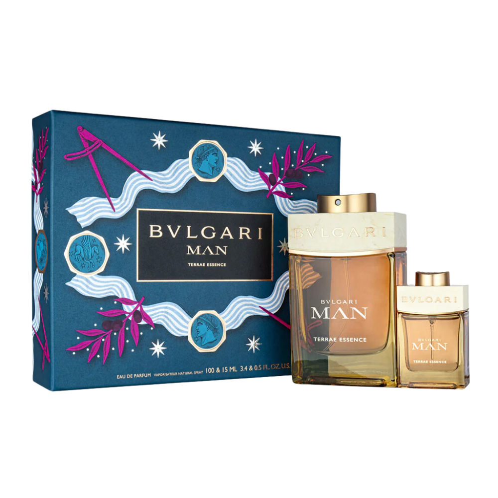 Bvlgari Men's Aftershave Bvlgari Man Terrae Essence Eau De Parfum Men's Aftershave Gift Set (100ml + 15ml)