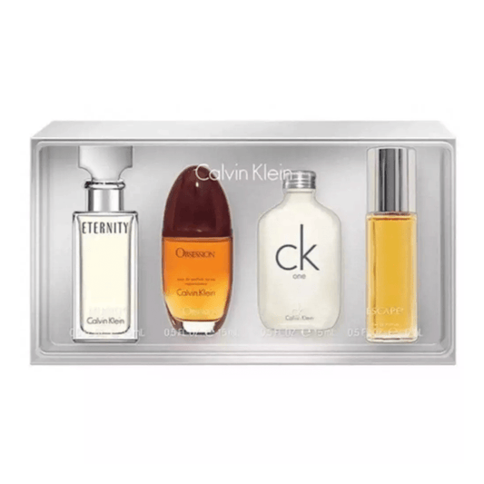 Calvin Klein Women's Perfume Calvin Klein Collection Gift Set 4 x 15ml (Eternity EDP + Obsession EDP + CK One EDT + Escape EDP)