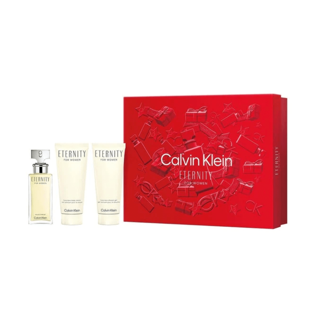 Calvin Klein Women's Perfume Calvin Klein Eternity Eau de Parfum Women's Gift Set (50ml) with Body Lotion and Shower Gel