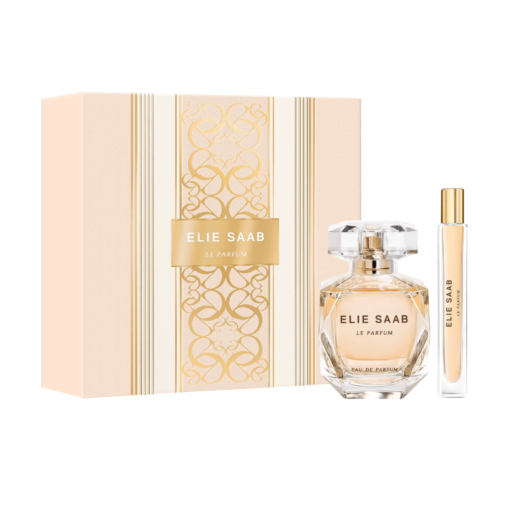 Elie Saab Women's Perfume Elie Saab Le Parfum Women's Perfume Gift Set Spray (50ml) with 10ml Mini