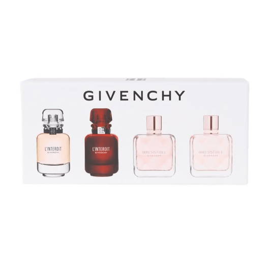 Givenchy Women's Perfume Givenchy L'Interdit Miniatures Gift Set x4 (L'Interdit 10ml EDP + L'Interdit Rouge 10ml EDP + Irresistible 8ml EDP + Irresistible Fraiche 8ml EDT)