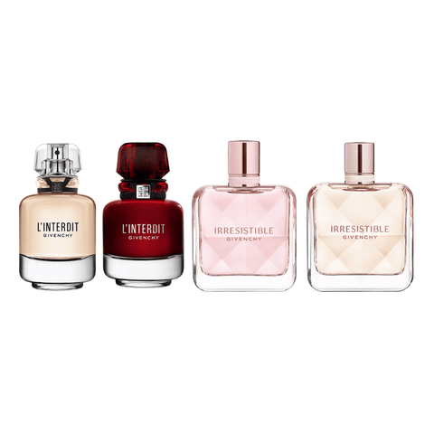 Givenchy Women's Perfume Givenchy L'Interdit Miniatures Gift Set x4 (L'Interdit 10ml EDP + L'Interdit Rouge 10ml EDP + Irresistible 8ml EDP + Irresistible Fraiche 8ml EDT)