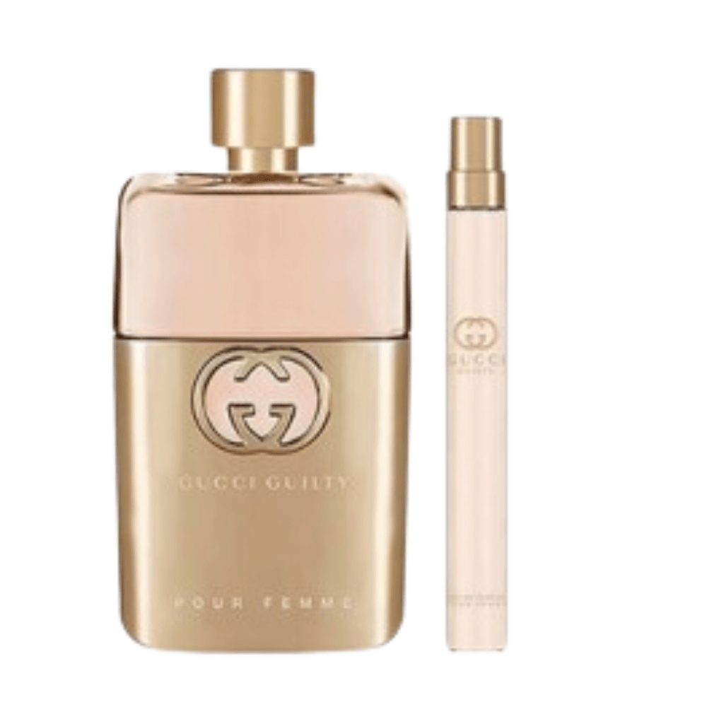 Gucci Women's Perfume Gucci Guilty Pour Femme Women's Perfume Gift Set (90ml EDP + 10ml EDP)