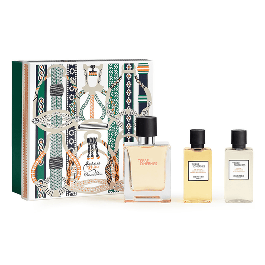 Hermes Men's Aftershave Hermes Terre d'Hermes Eau De Toilette Men's Aftershave Spray Gift Set