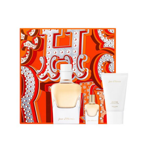 Hermes Women's Perfume Hermes Jour D'Hermes Eau de Parfum Women's Perfume Gift Set Spray (50ml) with 30ml Body Lotion + 7.5ml EDP