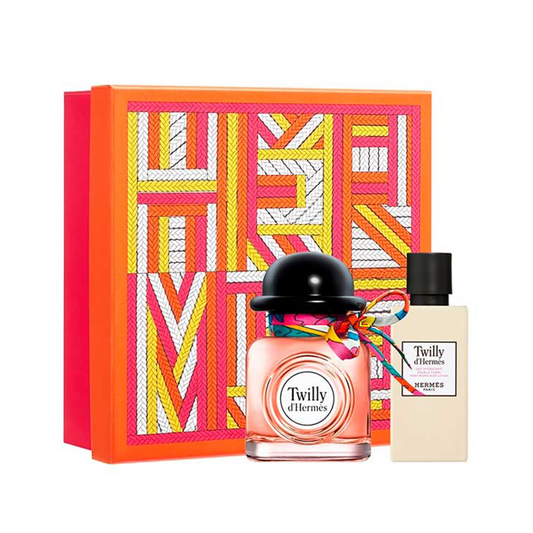 Hermes Women's Perfume Hermes Twilly D'Hermes Eau de Parfum Women's Gift Set Spray (50ml) with Body Lotion