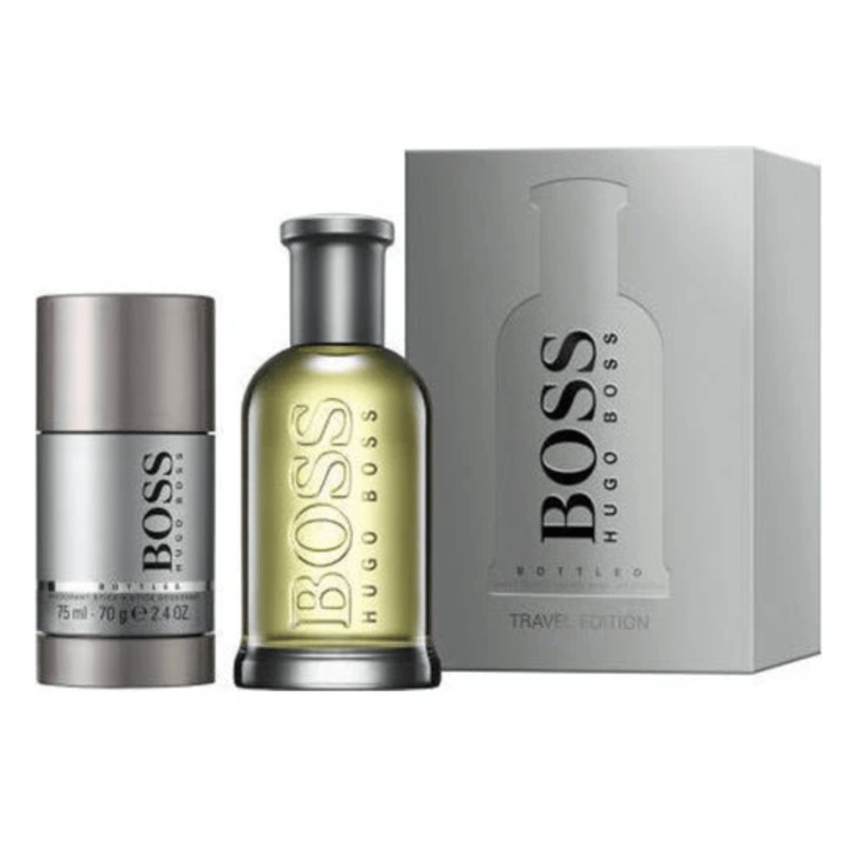 Hugo Boss Men's Aftershave Hugo Boss Bottled Eau De Toilette Men's Aftershave Gift Set (100ml EDT + 75ml Deodorant Stick)