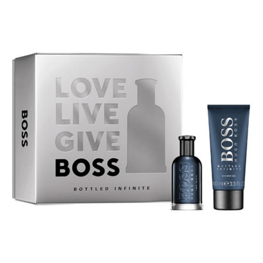 Hugo Boss Men's Aftershave Hugo Boss Bottled Infinite Eau de Parfum Men's Aftershave Gift Set (50ml) with Shower Gel