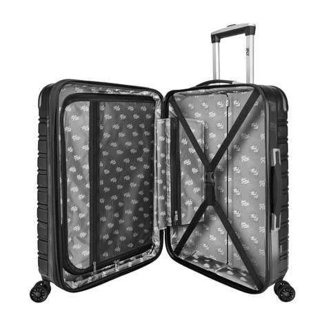 iFLY Suitcase iFLY Fibertech 3pcs Premium Hard Shell Travel Suitcase Set (Jet Black)