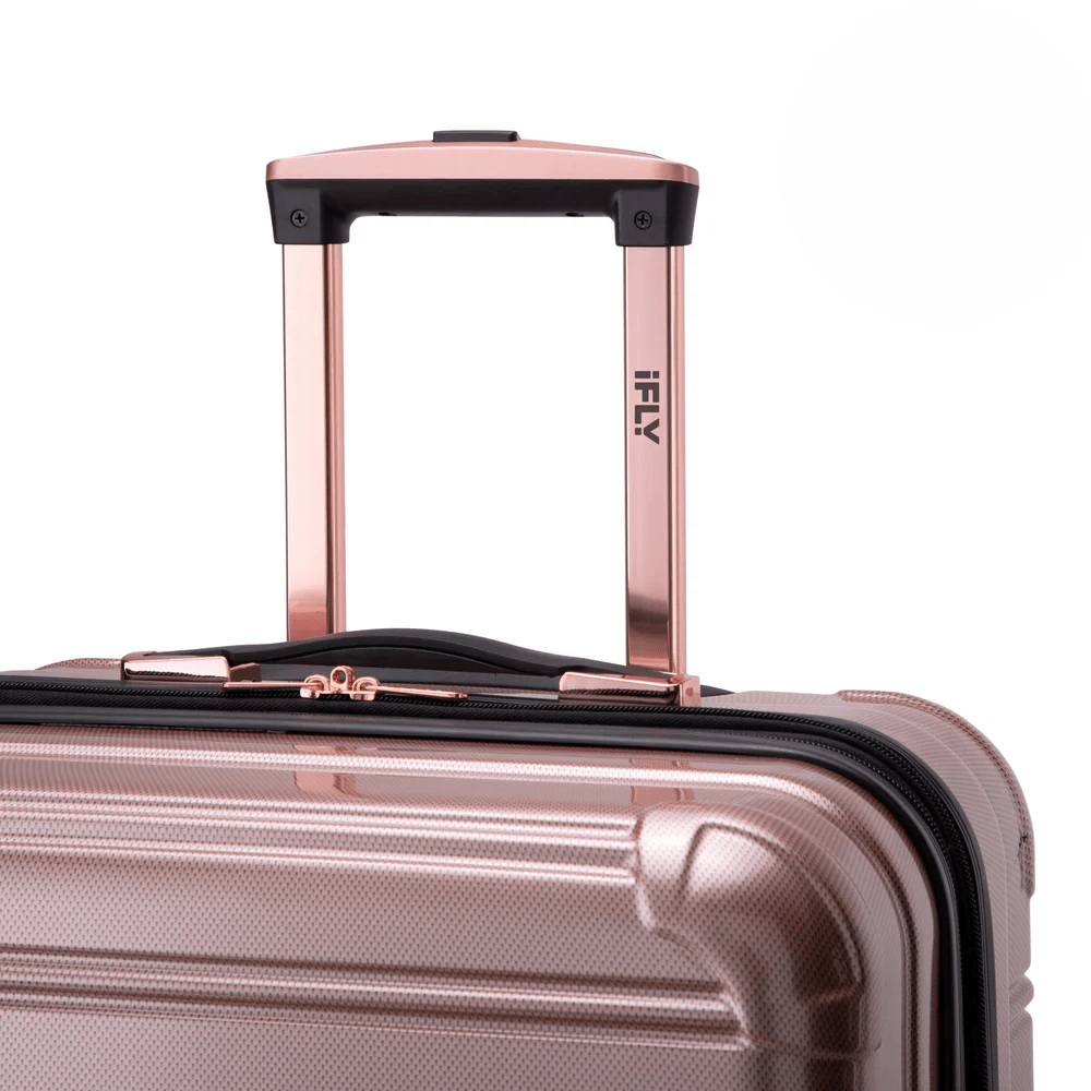 iFLY Suitcase iFLY Fibertech 3pcs Premium Hard Shell Travel Suitcase Set (Rose Gold)