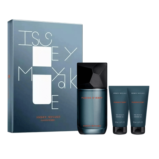 Issey Miyake Men's Aftershave Issey Miyake Fusion D'Issey Eau de Toilette Men's Aftershave Gift Set Spray (100ml) with Shower Gel x2