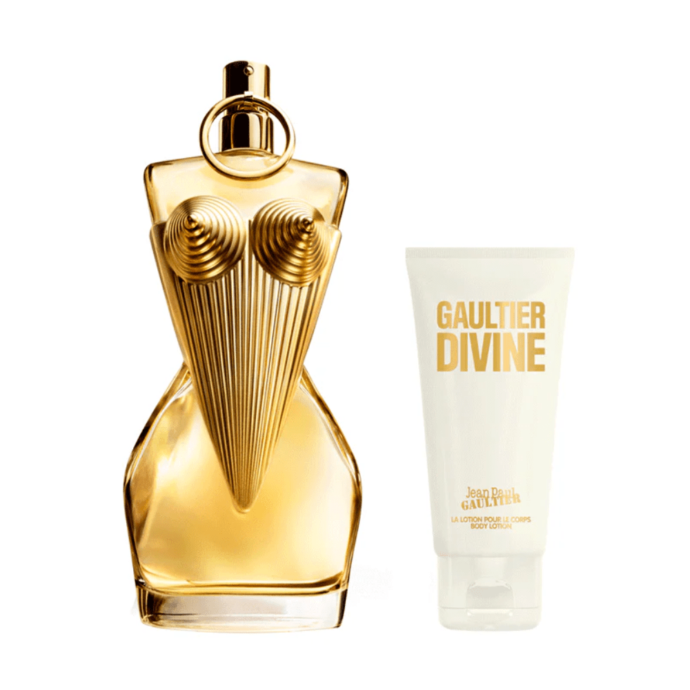 Jean Paul Gaultier Women's Perfume Jean Paul Gaultier Divine Eau de Parfum Women's Perfume Gift Set Spray (100ml) with Shower Gel