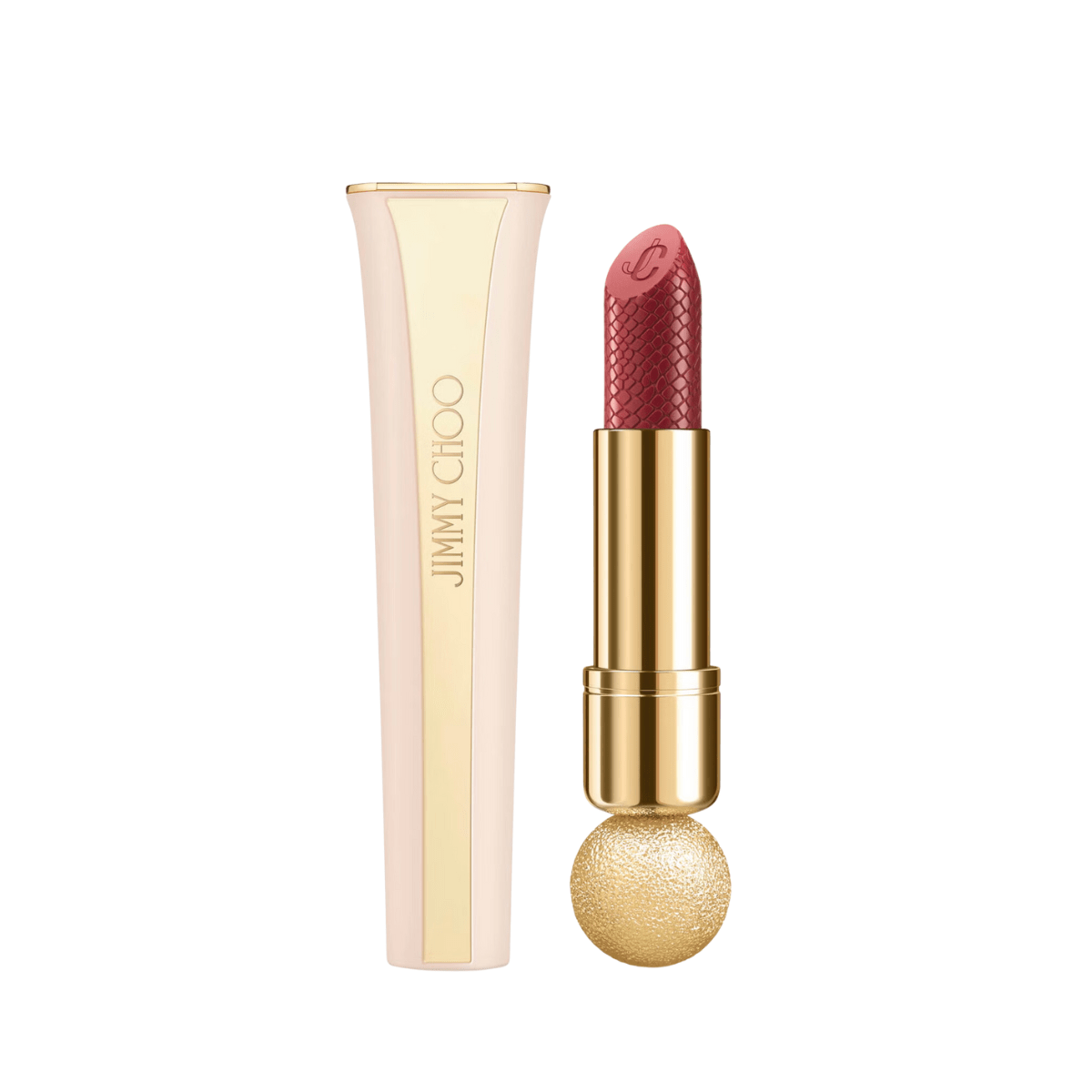 Jimmy Choo Lipstick 005 Daring Pink Jimmy Choo Seduction Satin Lip Colour Various Colours (Hot Pink, Red Carpet, Burgundy Charm, Darling Pink, Oh My Pink!) (3.5g)