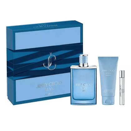 Jimmy Choo Men's Aftershave Jimmy Choo Man Aqua Men's Aftershave Gift Set (100ml EDT + 100ml Shower Gel + 7.5ml EDT)