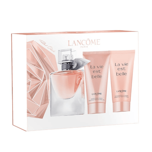 Lancome Women's Perfume Lancome La Vie Est Belle Eau de Parfum Women's Gift Set Spray (30ml) with Shower Gel and Body Lotion