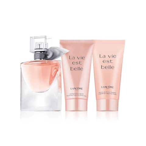 Lancome Women's Perfume Lancome La Vie Est Belle Eau de Parfum Women's Gift Set Spray (30ml) with Shower Gel and Body Lotion