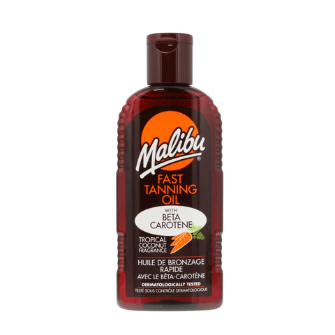 Malibu Sun Cream 200ml Malibu Fast Tanning Oil with Beta Carotene (200ml)