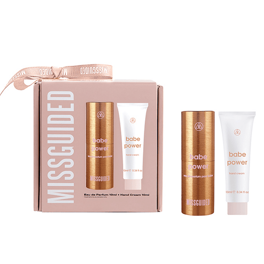 Missguided Women's Perfume Missguided Babe Power Eau de Parfum Women's Perfume Spray Gift Set (10ml) with 10ml Hand Cream