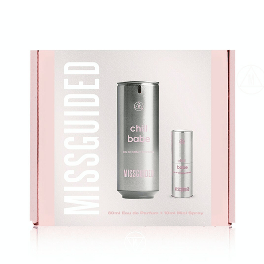 Missguided Women's Perfume Missguided Chill Babe Eau de Parfum Women's Perfume Spray Gift Set (80ml) with 10ml EDP