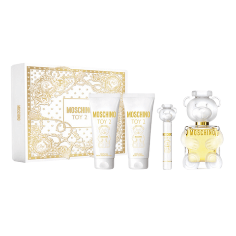 Moschino Women's Perfume Moschino Toy 2 Eau de Parfum Women's Spray Gift Set (100ml) with Shower Gel, Body Lotion & 10ml EDP