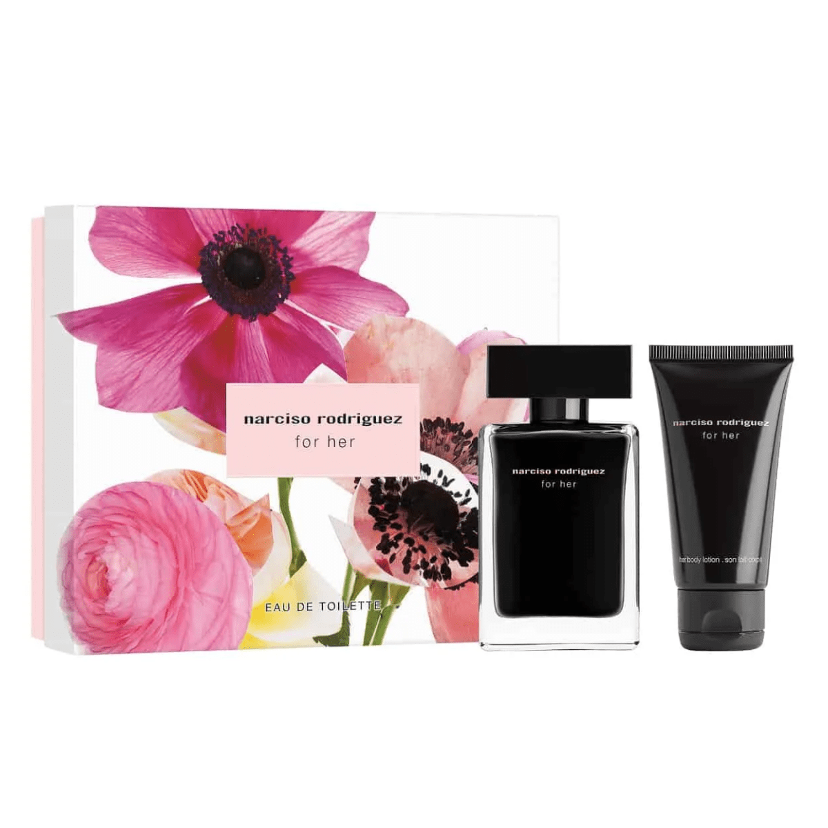 Narciso Rodriguez Gift Set Narciso Rodriguez For Her Gift Set (50ml EDT + 50ml Body Lotion)