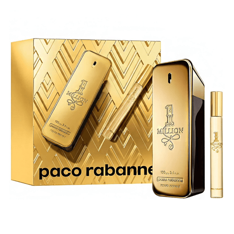 Paco Rabanne Men's Aftershave Paco Rabanne 1 Million Eau de Toilette Men's Aftershave Spray (50ml) & Travel Spray (10ml)