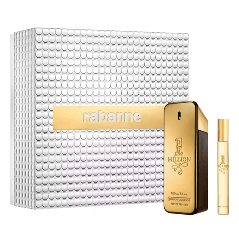 Paco Rabanne Men's Aftershave Paco Rabanne 1 Million Eau de Toilette Men's Aftershave Spray (50ml) & Travel Spray (10ml)