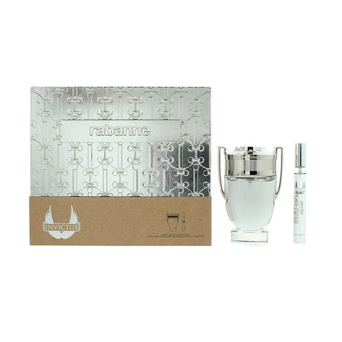 Paco Rabanne Men's Aftershave Paco Rabanne Invictus Eau de Toilette Men's Aftershave Gift Set (100ml) with 20ml EDT