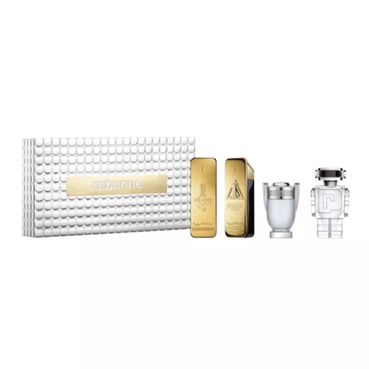 Paco Rabanne Men's Aftershave Paco Rabanne Men's Miniatures Gift Set 4 x 5ml (1 Million EDT + 1 Million Elixir Intense Parfum + Invictus EDT + Phantom EDT)