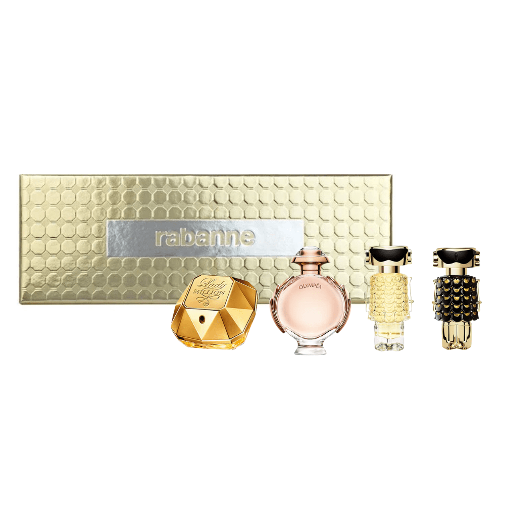 Paco Rabanne Women's Perfume Paco Rabanne Eau De Parfum Women's Miniatures Gift Set x4  (Lady Million + Olympea + Fame + Fame Parfum)