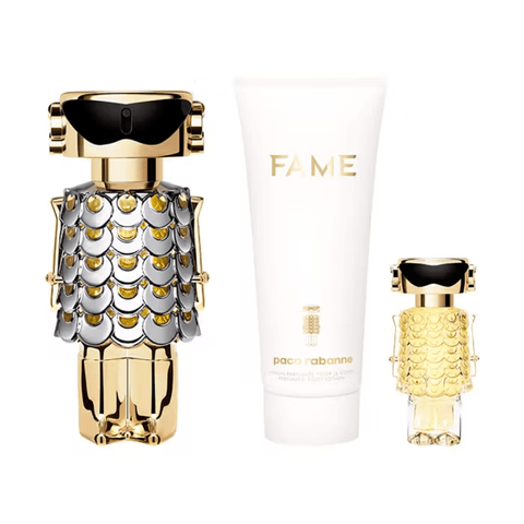 Paco Rabanne Women's Perfume Paco Rabanne Fame Women's Perfume Gift Set (80ml EDP + 100ml Body Lotion + 4ml EDP)