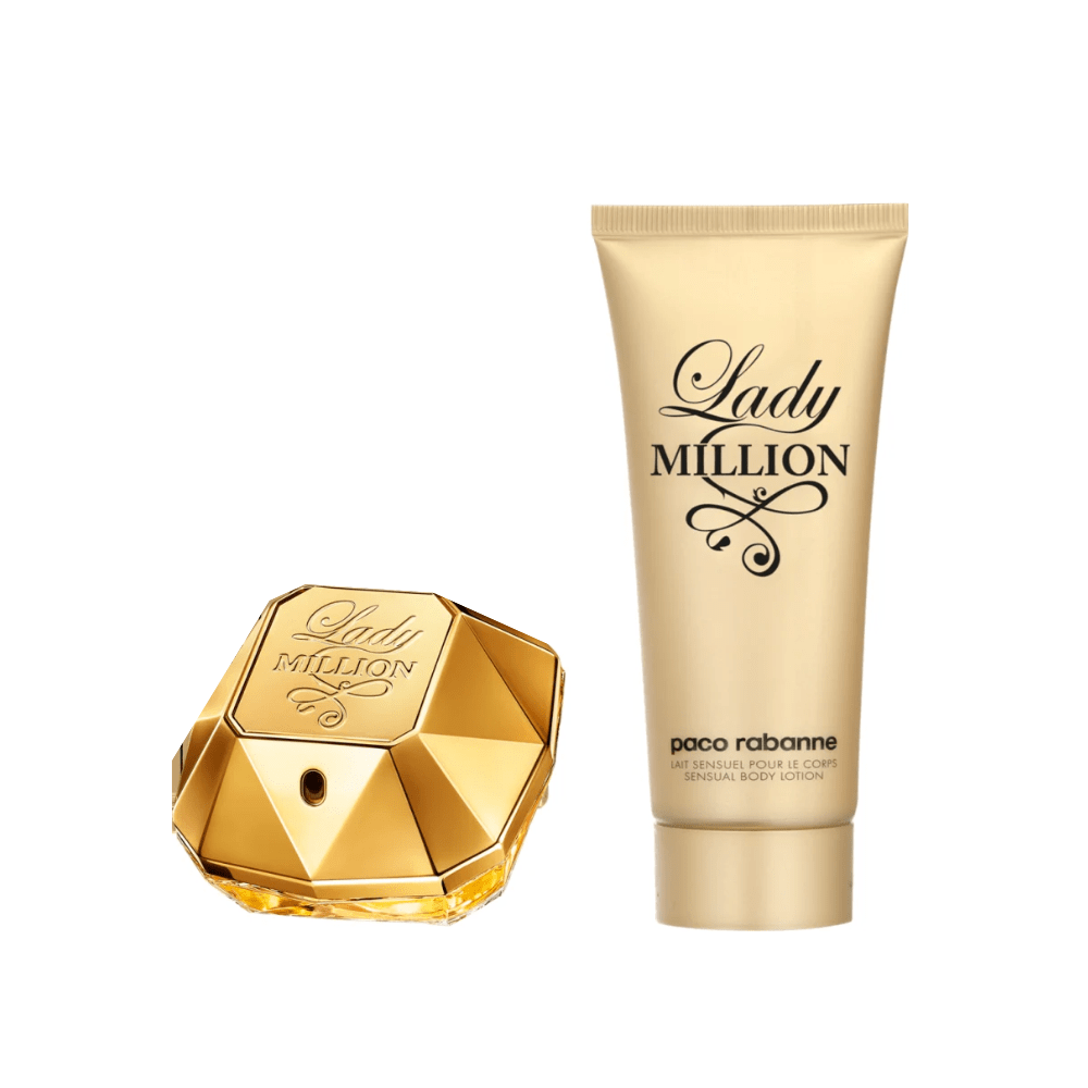 Paco Rabanne Women's Perfume Paco Rabanne Lady Million Women's Gift Set (80ml EDP + 100ml Body Lotion)