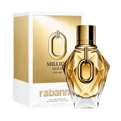 Paco Rabanne Women's Perfume Paco Rabanne Million Gold For Her Eau De Parfum Women's Perfume Refillable Spray (90ml)