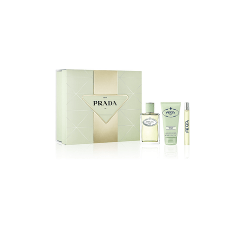 Prada Women's Perfume Prada Infusion D'Iris Eau de Parfum Women's Perfume Gift Set (50ml) with Body Lotion & 10ml EDP