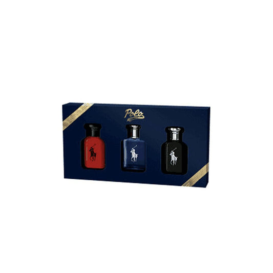 Ralph Lauren Men's Aftershave Ralph Lauren World of Polo Collection Men's Gift Set Eau de Toilette - Polo Blue, Polo Black, Polo Red (3x40ml)