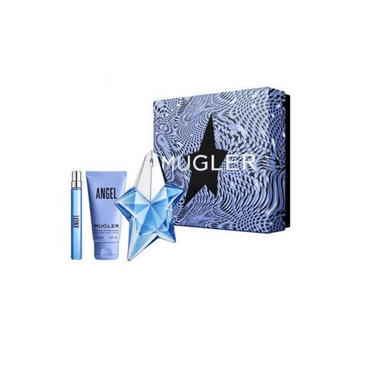 Thierry Mugler Women's Perfume Thierry Mugler Angel Eau de Parfum Women's Perfume Gift Set Spray (50ml) with Body Lotion & 10ml EDP