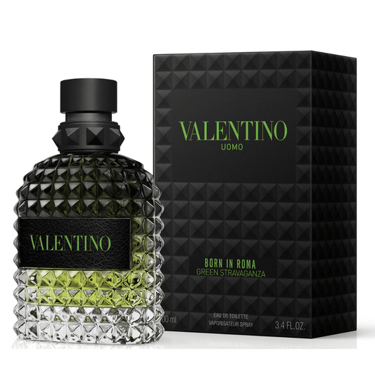 Valentino Men's Aftershave Valentino Uomo Born In Roma Green Stravaganza Eau De Toilette Men's Aftershave Spray (50ml)