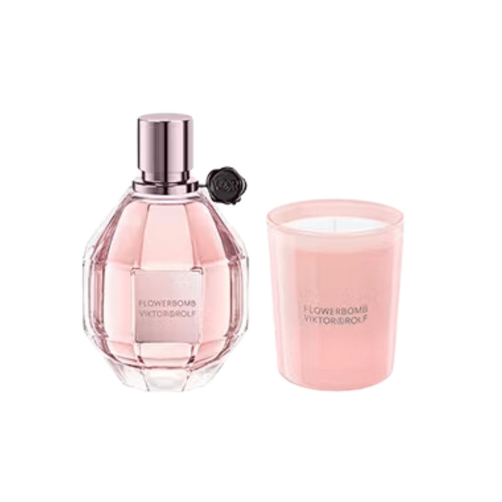 Viktor & Rolf Women's Perfume Viktor & Rolf Flowerbomb Women's Gift Set (100ml EDP + Scented Candle 70g)