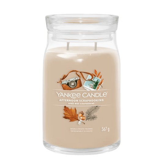 Yankee Candle Candle Yankee Candle Afternoon Scrapbooking Signature Large Jar Candle