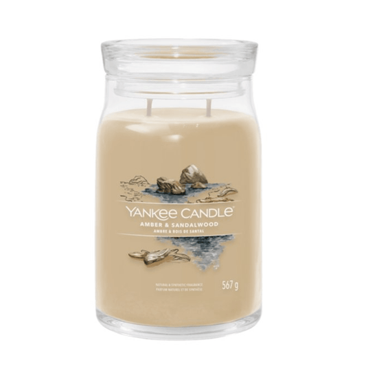 Yankee Candle Candle Yankee Candle Amber & Sandalwood Signature Large Jar Candle