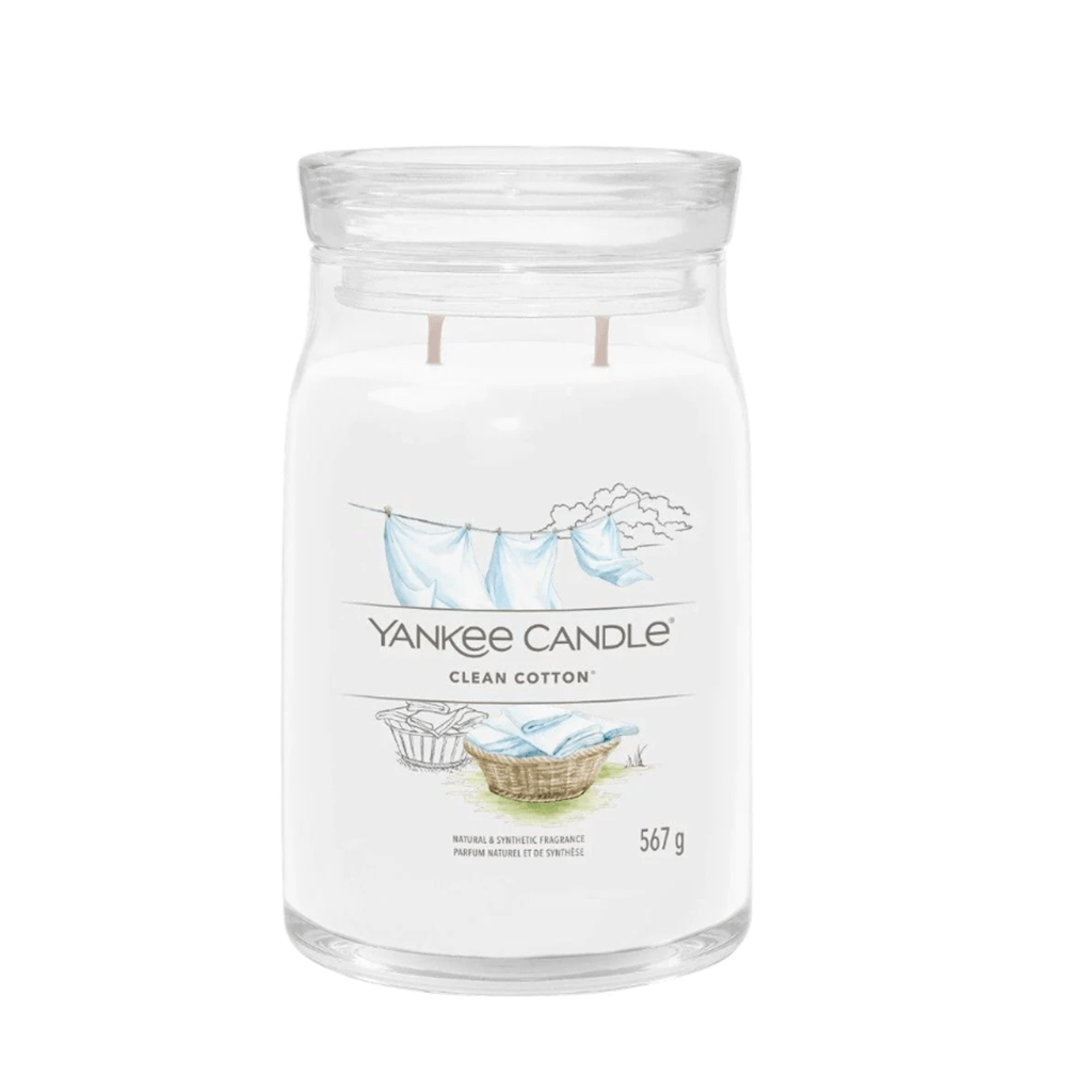 Yankee Candle Candle Yankee Candle Clean Cotton Signature Original Large Jar Candle