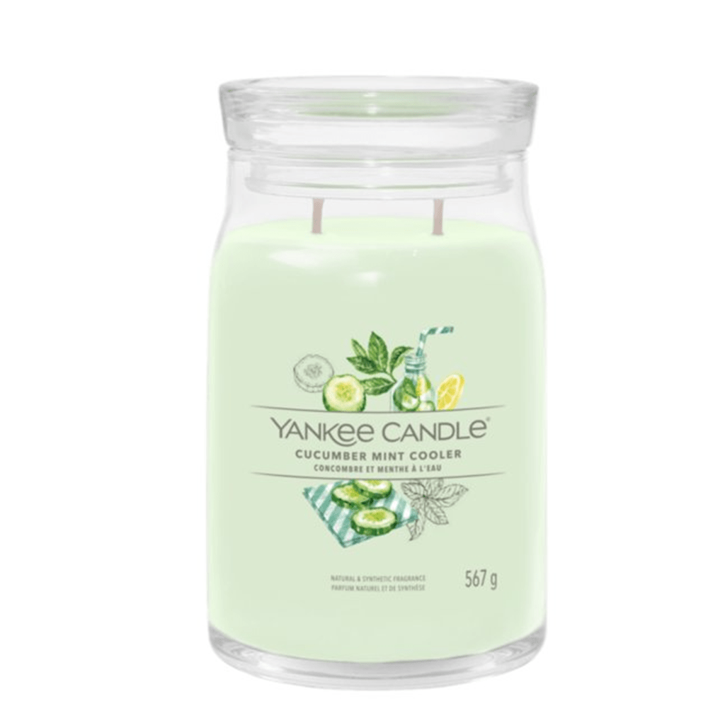 Yankee Candle Candle Yankee Candle Cucumber Mint Cooler Signature Large Jar Candle