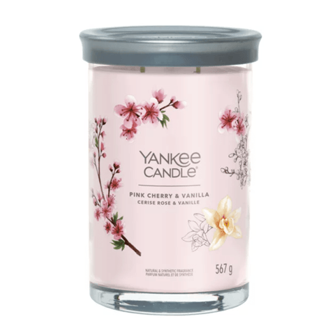 Yankee Candle Candle Yankee Candle Pink Cherry Vanilla Signature Large Tumbler Candle