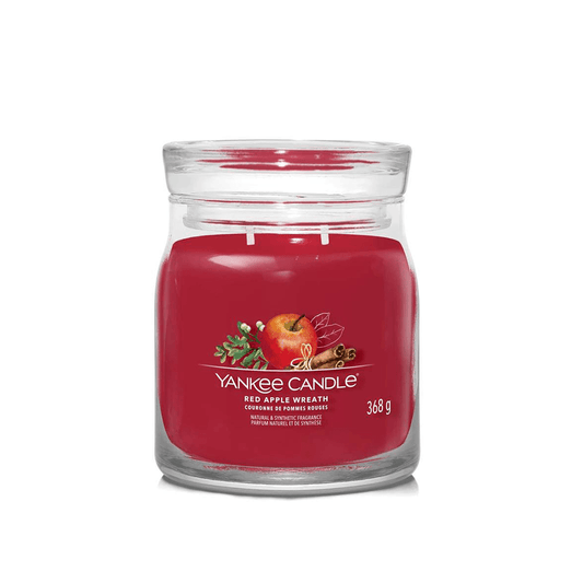 Yankee Candle Candle Yankee Candle Red Apple Wreath Signature Medium Jar Candle