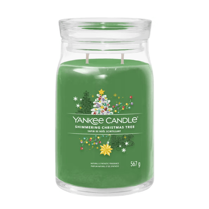 Yankee Candle Candle Yankee Candle Shimmering Christmas Tree Signature Large Jar Candle